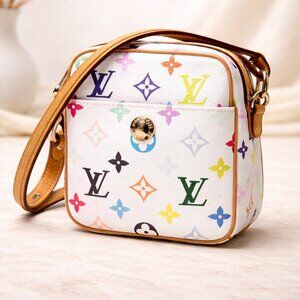 Authentic Louis Vuitton Multicolor Monogram Mini Crossbody Bag